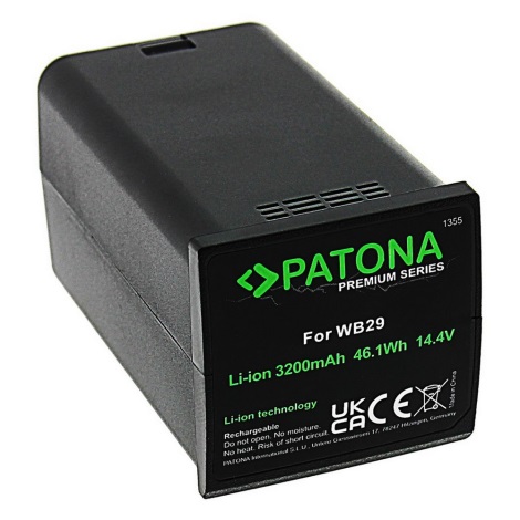 PATONA - Aku GODOX AD200 3200mAh Li-Ion 14,4V WB29