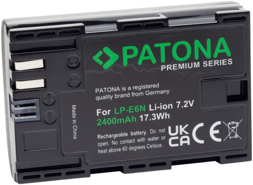 PATONA - Batéria Canon LP-E6N 2400mAh Li-Ion Premium 80D