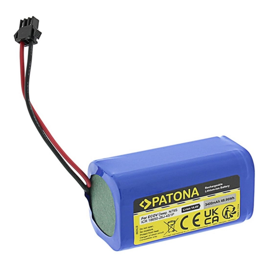 PATONA - Batéria Ecovacs Deebot 600/N79/715 3400mAh Li-lon 14,4V