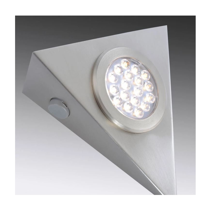 Paul Neuhaus 1119-55-3 - SADA 3x LED Osvetlenie nábytku so senzorom HELENA LED/2,5W/230V
