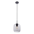 Paul Neuhaus 2002-25 - Luster na lanku SHITAKE 1xE27/10W/230V pr. 20 cm dymová