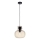 Paul Neuhaus 2003-27 - Luster na lanku SHITAKE 1xE27/10W/230V pr. 25 cm dymová