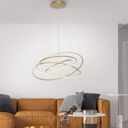 Paul Neuhaus 2124-60 - LED Stmievateľný luster na lanku TESSARA LED/97W/230V 2700-5000K + diaľkové ovládanie