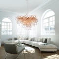 Paul Neuhaus 2192-11 - Luster na lanku ICICLE 10xG9/40W/230V 50x100 cm mosadz