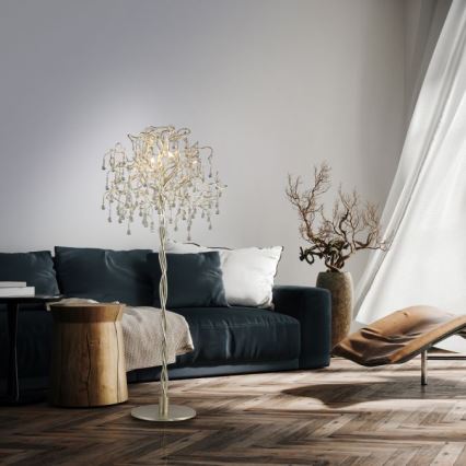 Paul Neuhaus 232-55 - Stojacia lampa ICICLE 5xG9/40W230V lesklý chróm