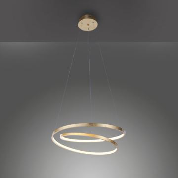 Paul Neuhaus 2472-12 - LED Stmievateľný luster na lanku ROMAN LED/30W/230V zlatá