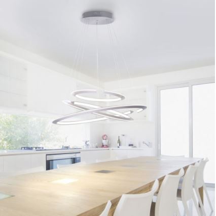 Paul Neuhaus 2493-55 - LED Stmievateľný luster na lanku ALESSA 3xLED/38W/230V + diaľkové ovládanie
