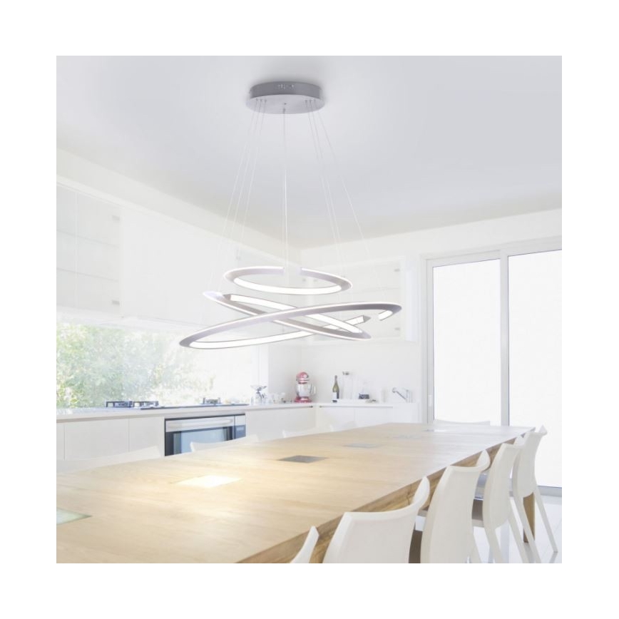 Paul Neuhaus 2493-55 - LED Stmievateľný luster na lanku ALESSA 3xLED/38W/230V + diaľkové ovládanie