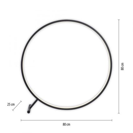 Paul Neuhaus 319-18 - LED Stmievateľná stojacia lampa HULA LED/21,5W/230V 2700-5000K + diaľkové ovládanie