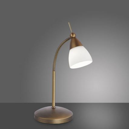 Paul Neuhaus 4001-11 - LED Stmievateľná dotyková stolná lampa PINO 1xG9/3W/230V meď