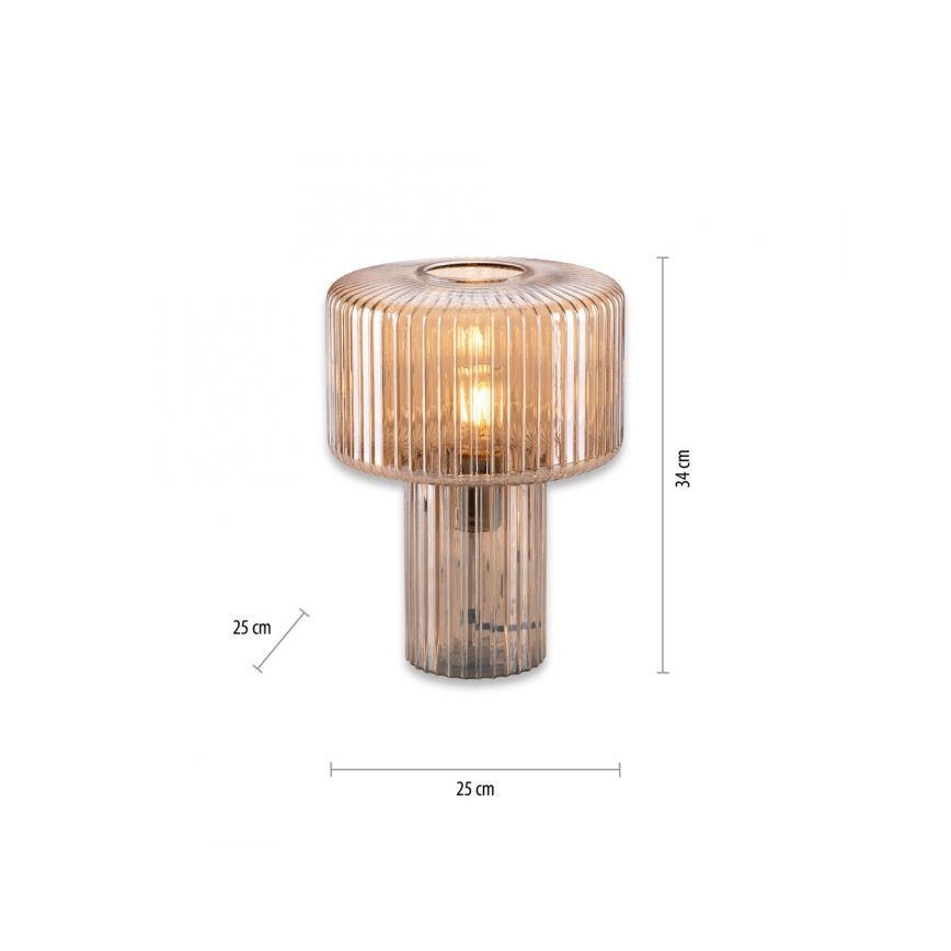 Paul Neuhaus 4092-27 - Stolná lampa FUNGUS 1xE27/10W/230V béžová
