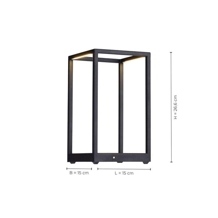 Paul Neuhaus 4401-18 - LEDStmievateľná stolná lampa CONTURA 2xLED/2,2W/230V