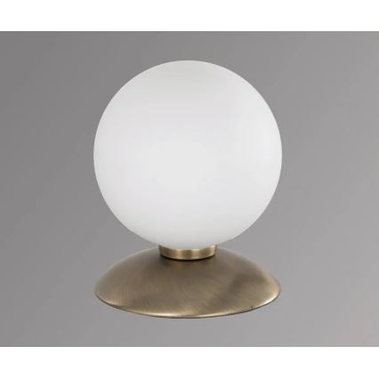 Paul Neuhaus 4437-11 - LED Stmievateľná dotyková stolná lampa BUBBA 1xG9/28W/230V mosadz