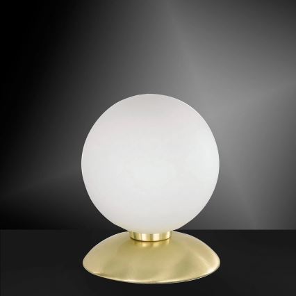 Paul Neuhaus 4437-60 - Stmievateľná dotyková stolná lampa BUBBA 1xG9/28W/230V zlatá
