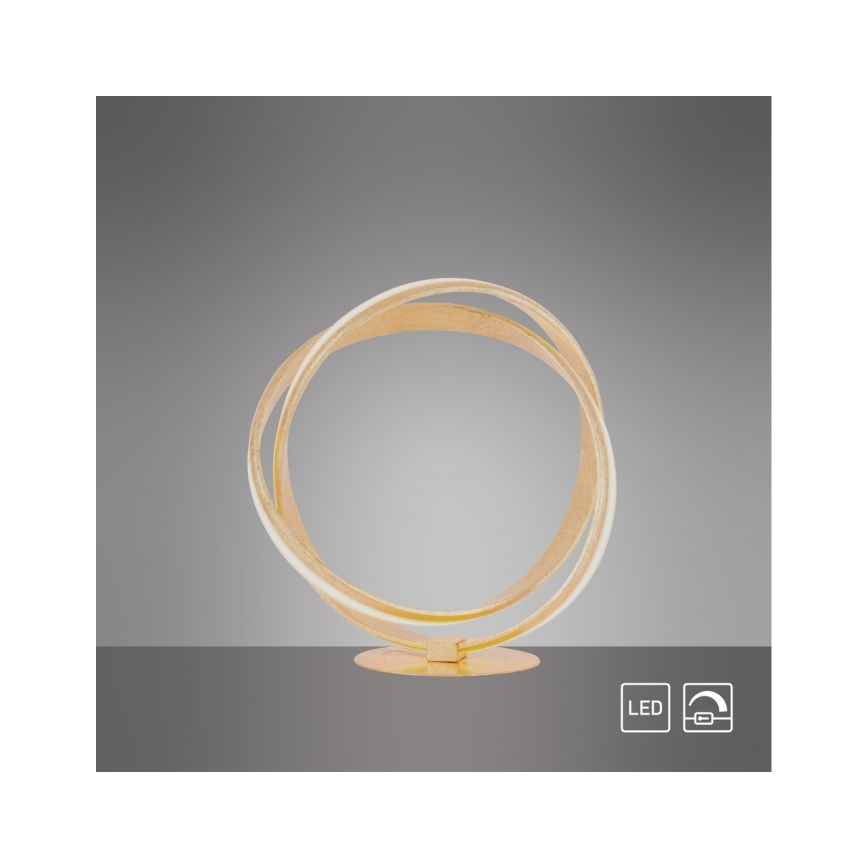 Paul Neuhaus 4531-12 - LED Stmievateľná stolná lampa MELINDA LED/18W/230V zlatá