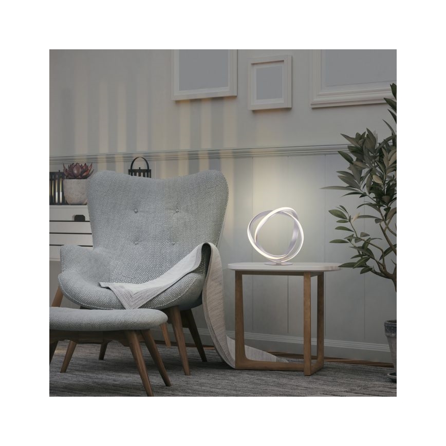 Paul Neuhaus 4531-55 - LED Stmievateľná stolná lampa MELINDA LED/18W/230V matný chróm