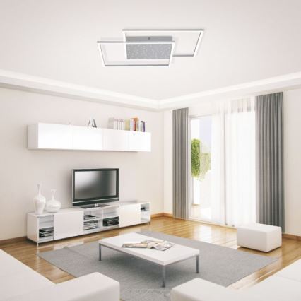 Paul Neuhaus 6024-55 - LED Stmievateľný prisadený luster  YUKI LED/49W/230V + diaľkové ovládanie