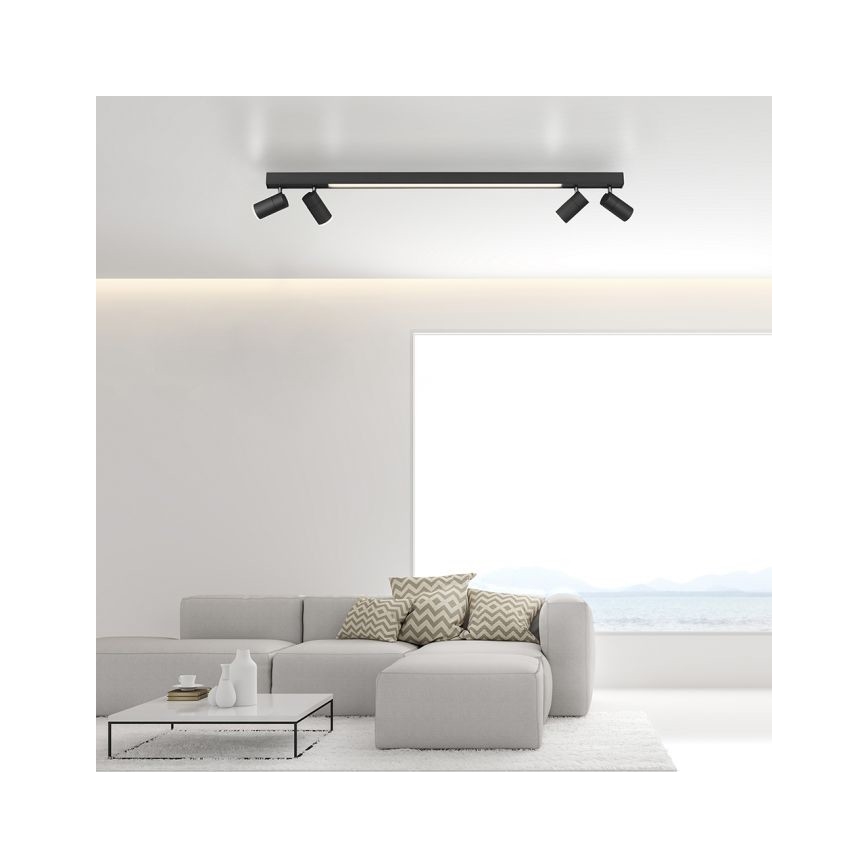 Paul Neuhaus 6121-13 - LED Stmievateľné bodové svietidlo PURE 4xLED/4W/230V + LED/9W 2700-5000K + diaľkové ovládanie