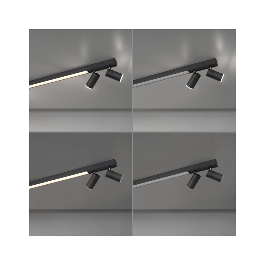 Paul Neuhaus 6121-13 - LED Stmievateľné bodové svietidlo PURE 4xLED/4W/230V + LED/9W 2700-5000K + diaľkové ovládanie