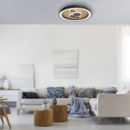 Paul Neuhaus 6284-79 - LED Stropné svietidlo ELIZA LED/55,5W/230V pr. 60 cm dub