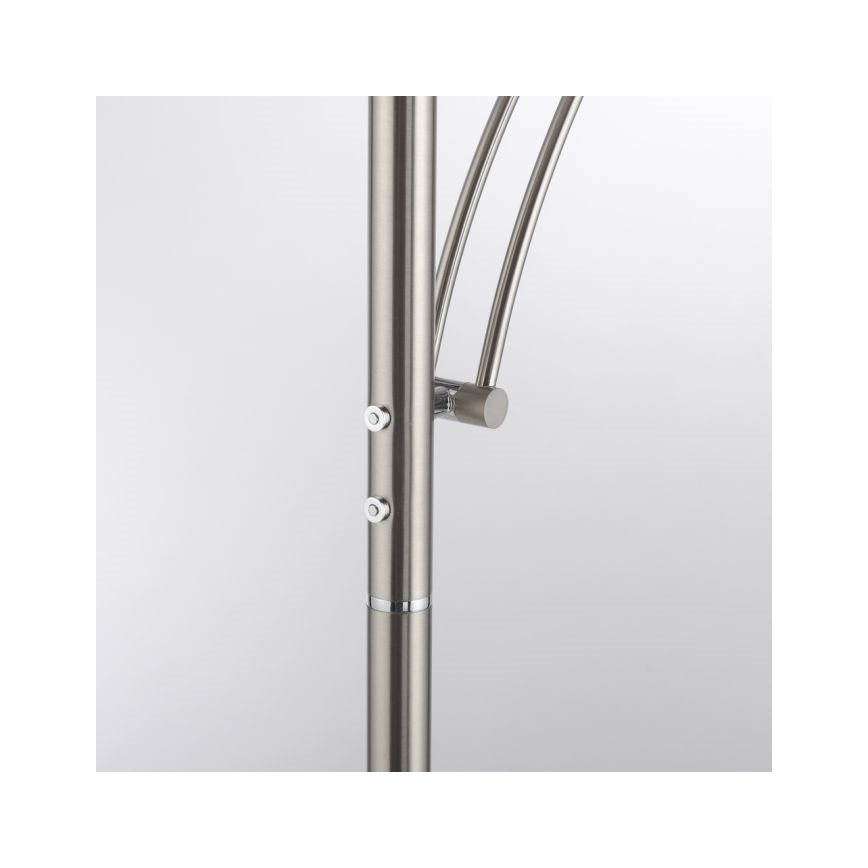 Paul Neuhaus 655-55 - LED Stmievateľná stojacia lampa ALFRED 1xLED/28W+1xLED/4W/230V lesklý chróm