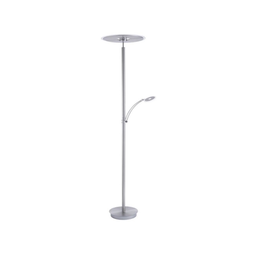 Paul Neuhaus 673-55 - LED Stmievateľná stojacia lampa ARTUR 2xLED/21W/230V+1xLED/6W lesklý chróm