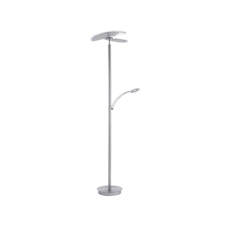 Paul Neuhaus 673-55 - LED Stmievateľná stojacia lampa ARTUR 2xLED/21W/230V+1xLED/6W lesklý chróm