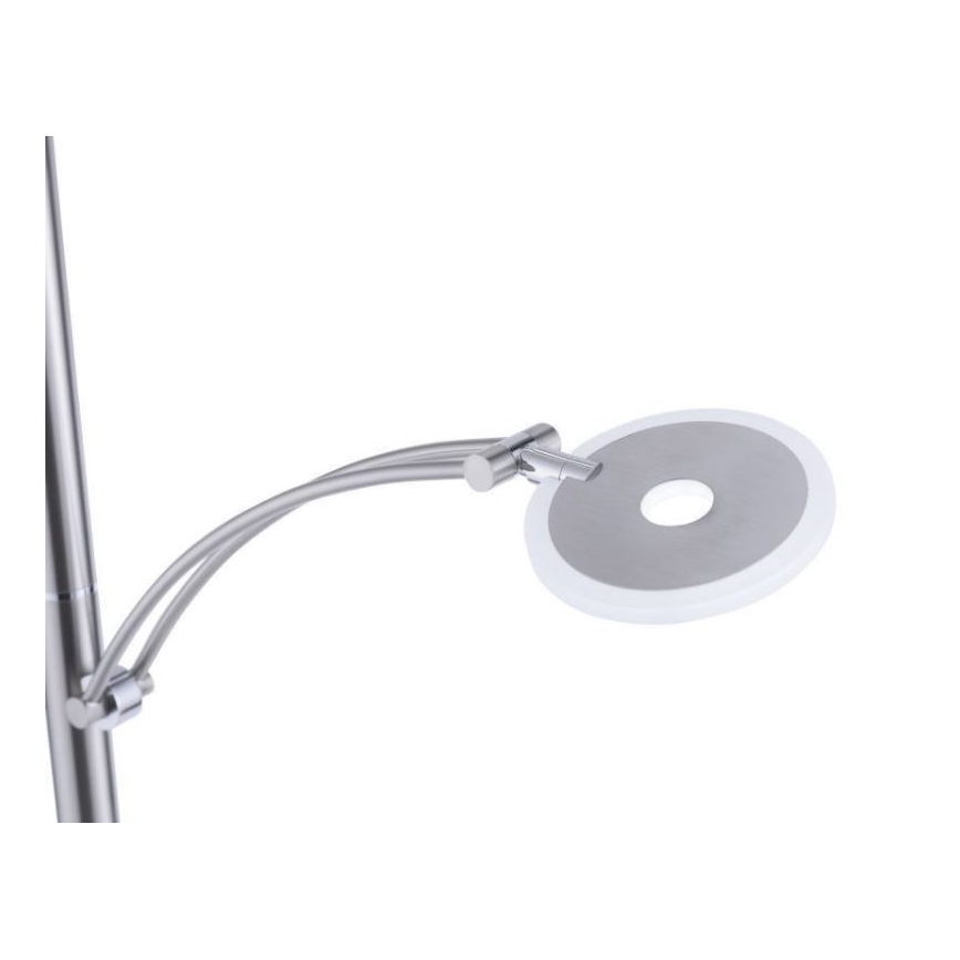 Paul Neuhaus 673-55 - LED Stmievateľná stojacia lampa ARTUR 2xLED/21W/230V+1xLED/6W lesklý chróm
