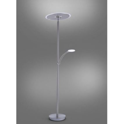 Paul Neuhaus 673-55 - LED Stmievateľná stojacia lampa ARTUR 2xLED/21W/230V+1xLED/6W lesklý chróm