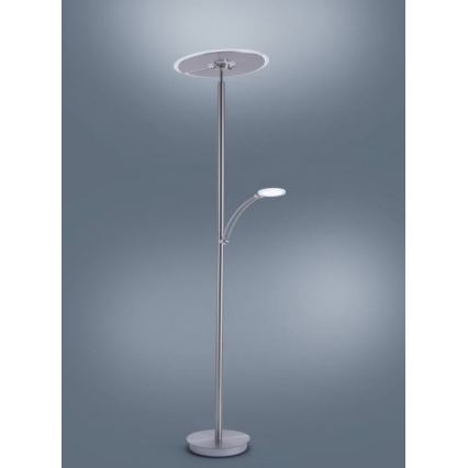 Paul Neuhaus 673-55 - LED Stmievateľná stojacia lampa ARTUR 2xLED/21W/230V+1xLED/6W lesklý chróm