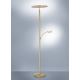 Paul Neuhaus 673-60 - LED Stmievateľná stojacia lampa ARTUR 2xLED/21W/230V+1xLED/6W zlatá