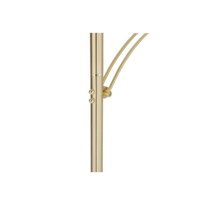 Paul Neuhaus 673-60 - LED Stmievateľná stojacia lampa ARTUR 2xLED/21W/230V+1xLED/6W zlatá