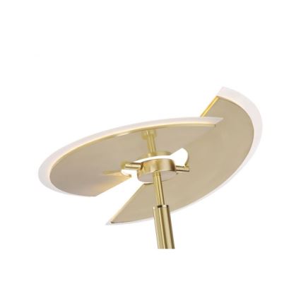 Paul Neuhaus 673-60 - LED stmievateľná stojacia lampa ARTUR 2xLED/21W/230V+LED/6W zlatá