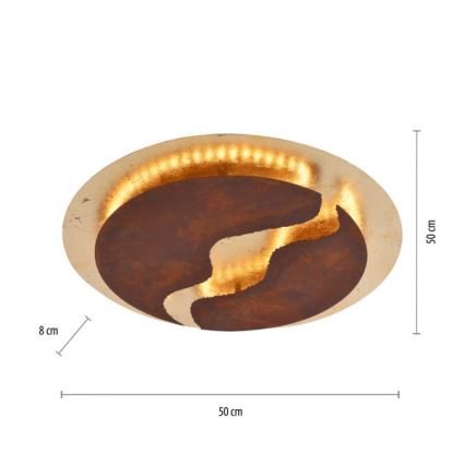 Paul Neuhaus 6983-48 - LED Stmievateľné stropné svietidlo NEVIS LED/42W/230V