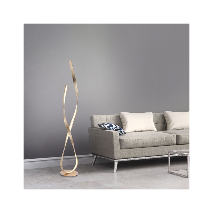 Paul Neuhaus 720-12 - LED Stmievateľná stojacia lampa LINDA LED/27W/230V zlatá