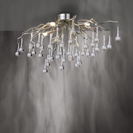 Paul Neuhaus 8090-55 - Prisadený luster ICICLE 4xG9/40W/230V 30x60 cm lesklý chróm