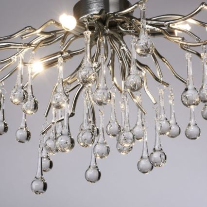 Paul Neuhaus 8090-55 - Prisadený luster ICICLE 4xG9/40W/230V 30x60 cm lesklý chróm