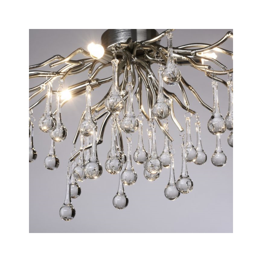 Paul Neuhaus 8090-55 - Prisadený luster ICICLE 4xG9/40W/230V 30x60 cm lesklý chróm