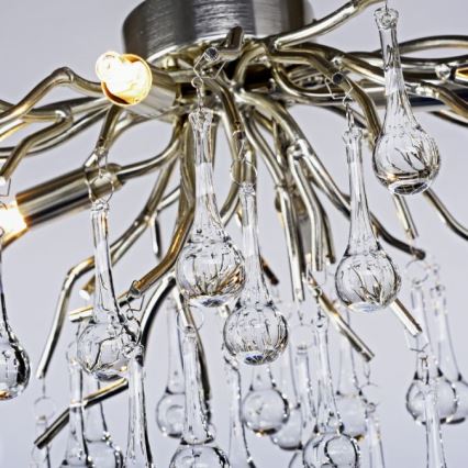 Paul Neuhaus 8090-55 - Prisadený luster ICICLE 4xG9/40W/230V 30x60 cm lesklý chróm