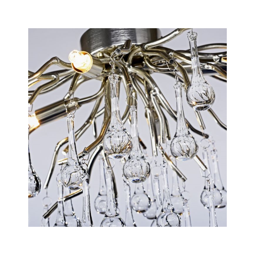 Paul Neuhaus 8090-55 - Prisadený luster ICICLE 4xG9/40W/230V 30x60 cm lesklý chróm