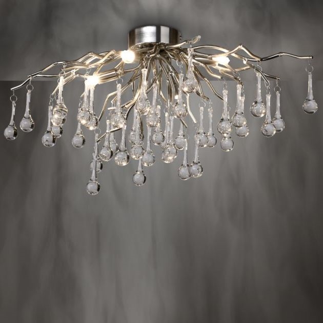 Paul Neuhaus 8090-55 - Prisadený luster ICICLE 4xG9/40W/230V 30x60 cm lesklý chróm