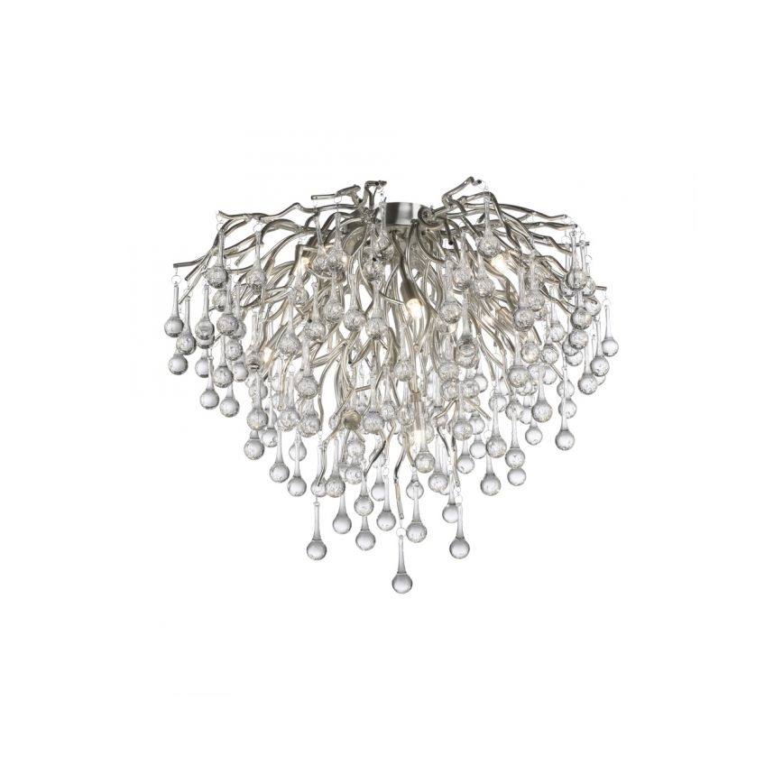 Paul Neuhaus 8091-55 - Prisadený luster ICICLE 9xG9/40W/230V pr. 50 cm lesklý chróm