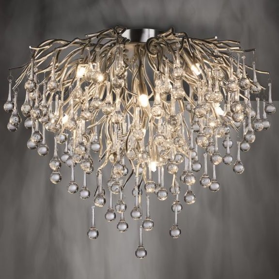 Paul Neuhaus 8091-55 - Prisadený luster ICICLE 9xG9/40W/230V pr. 50 cm lesklý chróm
