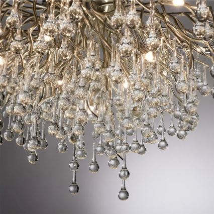 Paul Neuhaus 8092-55 - Prisadený luster ICICLE 14xG9/40W/230V pr. 100 cm lesklý chróm