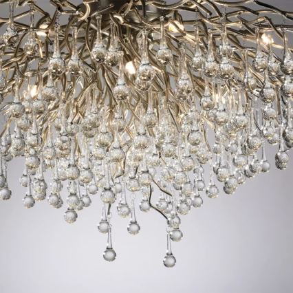 Paul Neuhaus 8092-55 - Prisadený luster ICICLE 14xG9/40W/230V pr. 100 cm lesklý chróm