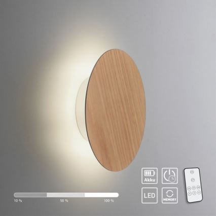 Paul Neuhaus 8152-79 - LED Stmievateľné nástenné svietidlo PUNTUA LED/1W/3,7V 2200 mAh + diaľkové ovládanie