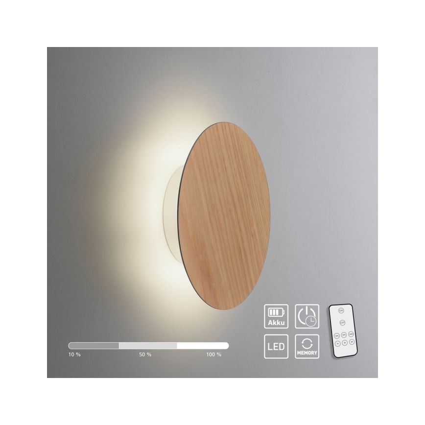 Paul Neuhaus 8152-79 - LED Stmievateľné nástenné svietidlo PUNTUA LED/1W/3,7V 2200 mAh + diaľkové ovládanie