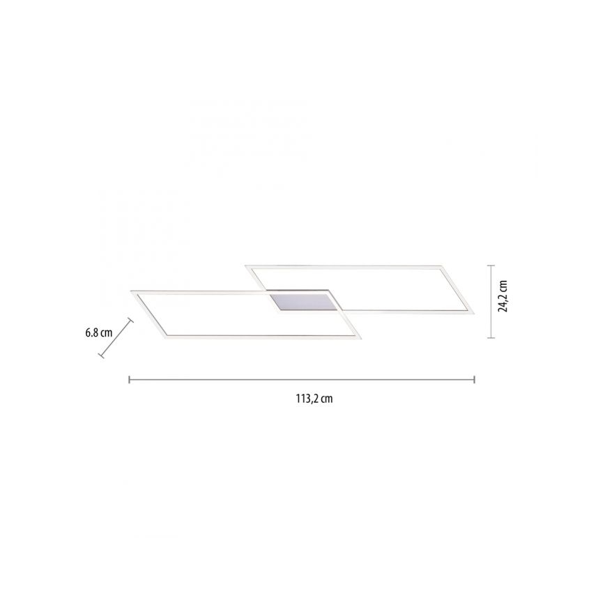 Paul Neuhaus 8194-55 - LED Stmievateľný prisadený luster INIGO 2xLED/20W/230V