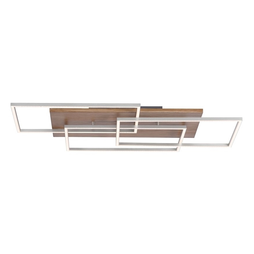 Paul Neuhaus 8330-79 - LED Stmievateľný prisadený luster PALMA 3xLED/12W/230V borovica + diaľkové ovládanie
