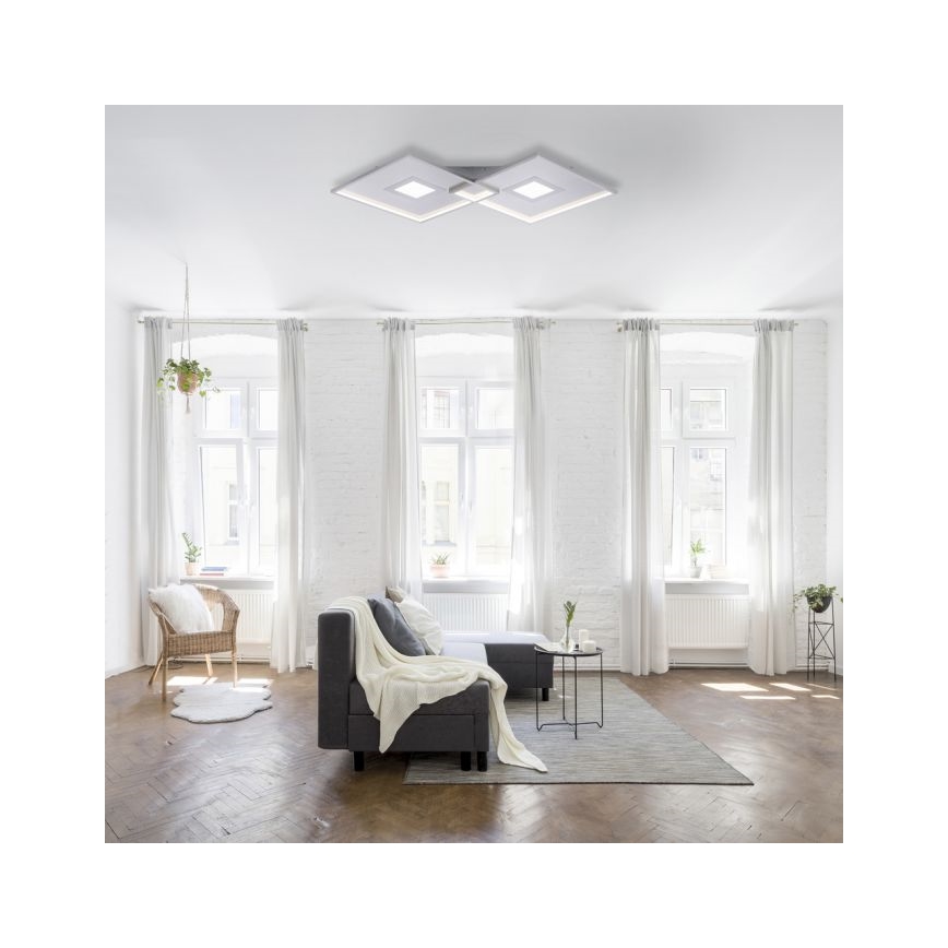 Paul Neuhaus 8378-55 - LED Stmievateľné stropné svietidlo AMARA LED/45W/230V lesklý chróm + diaľkové ovládanie